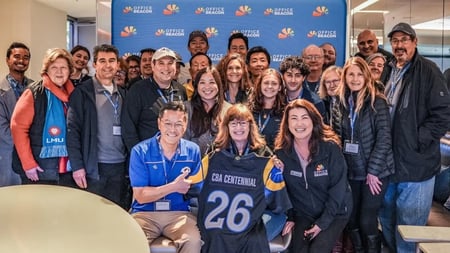 LMU's College of Business Administration opens its centennial year with an Office Beacon 